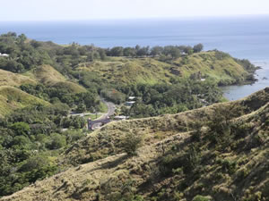 パライラライタ記念公園の海側の景色