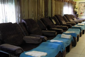 足裏のマッサージの椅子